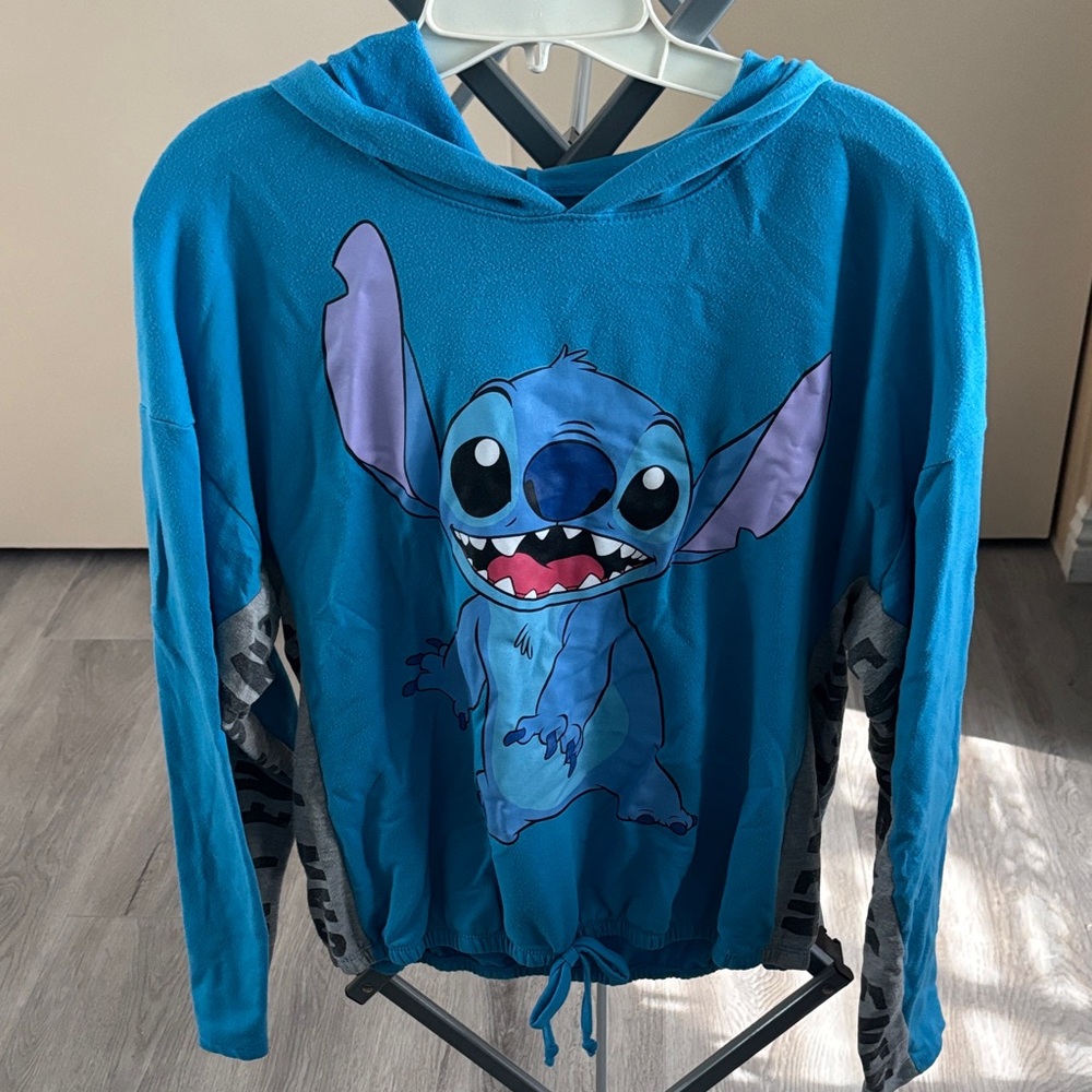 Disney Blue Hoodie with Character Print